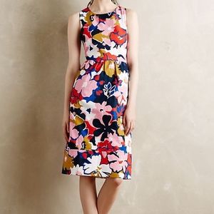 NWT Anthopologie Petalprint Cross-back Dress